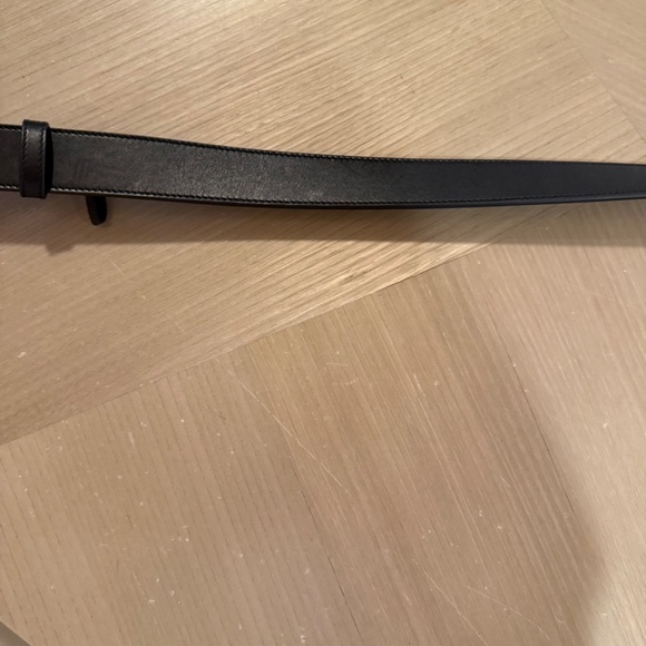 Gucci GG Marmont Wide Belt – Black Leather, Size 90 - Picture 5 of 14